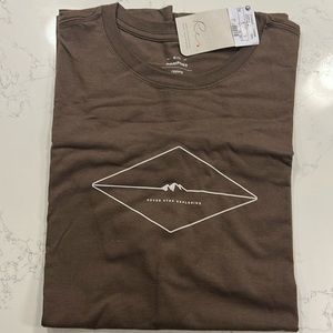 Brown T-shirt pure Peruvian Cotton size large